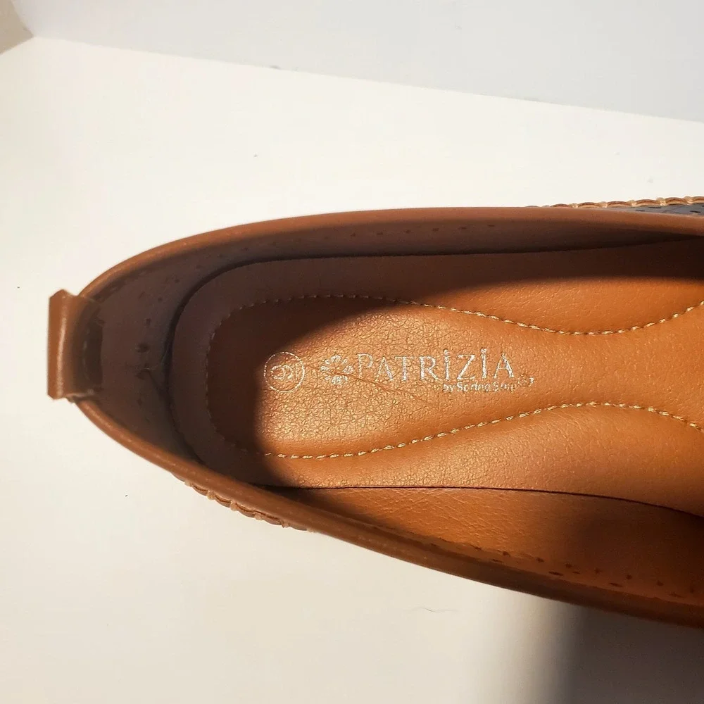 Navy Blue Slip On Loafers Womens Comfort Grip Flats Shoes Patrizia